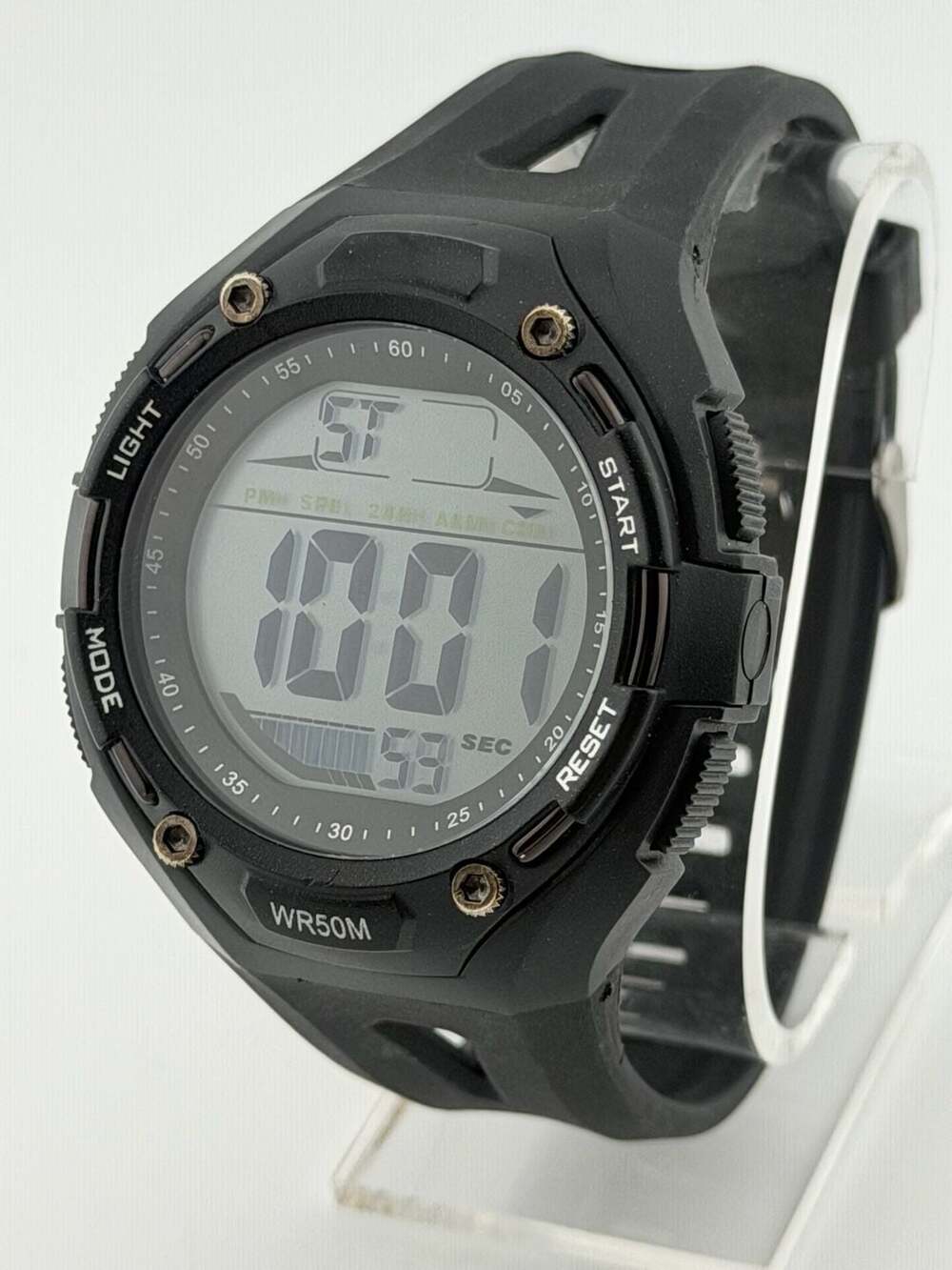 BOGO! - BrigadeQM BTW1801 Tactical Digital Sport Watch Black Strap NEW BATTERY